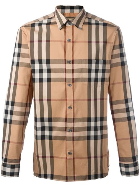 burberry blouse heren zwart|Men’s Designer Shirts .